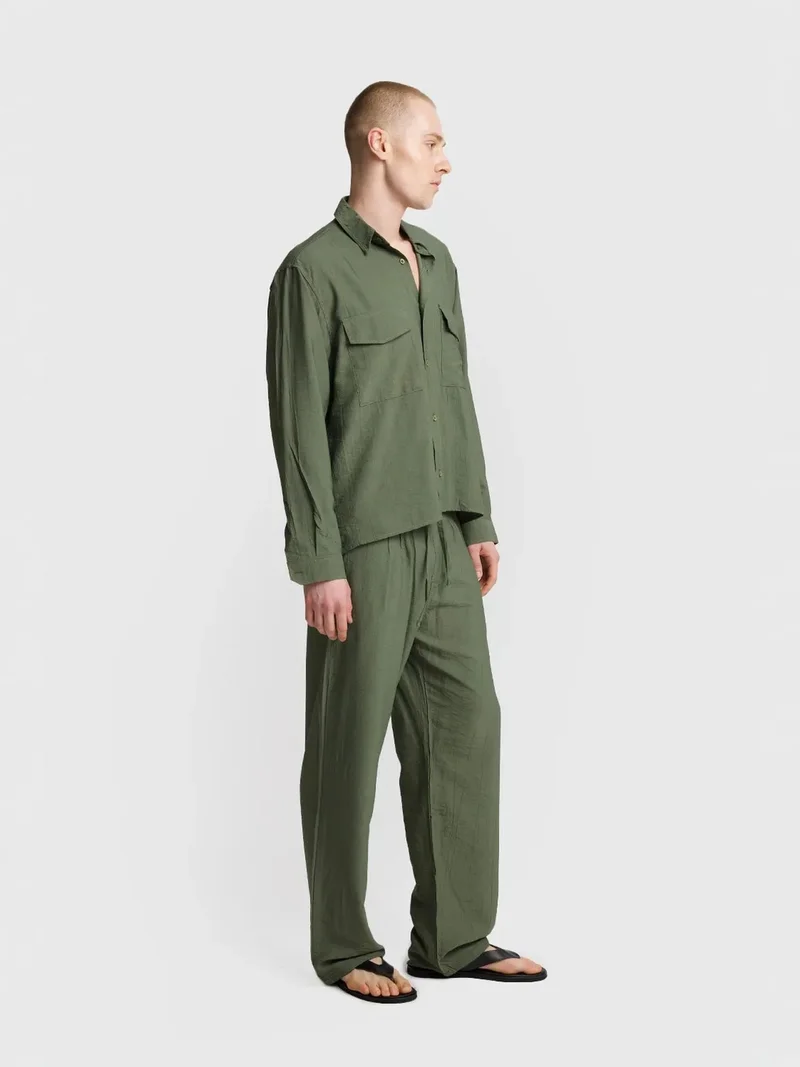 جيستو GIESTO Long Sleeve Button-Up Shirt with Pocket